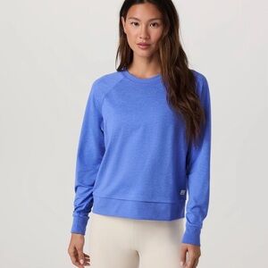 Vuori Halo Crew in Blue Iris Heather